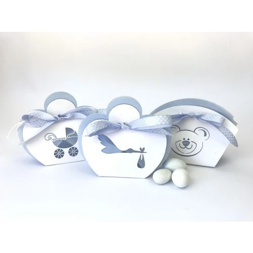 Scatola portaconfetti soggetti assortiti