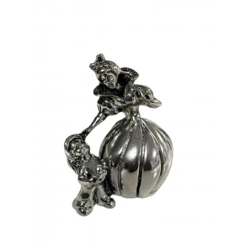 Biancaneve personaggio disney rivestito in argento cm.7x6 - Offerta Bomboniere