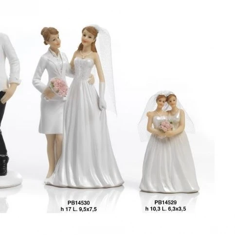 Coppia sposi 2 Donne - Mandorle