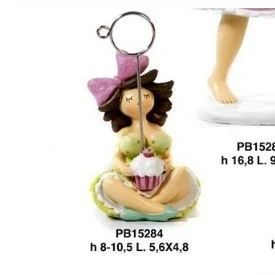 Memoclip Ragazza con dolcetto - Mandorle