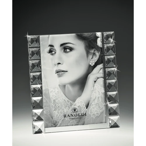 BOMBONIERA PORTAFOTO CRISTALLO CM.13X18 - RANOLDI