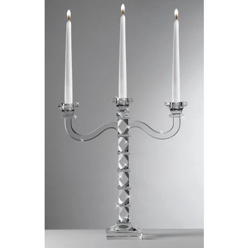 CANDELIERE IN CRISTALLO 3 LUCI - RANOLDI 