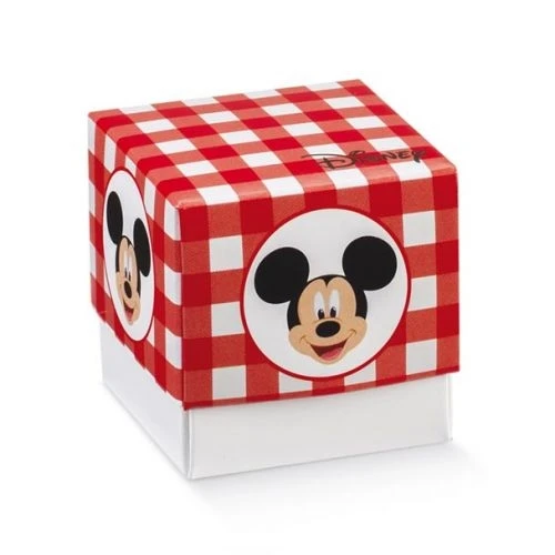 Scatolina portaconfetti Disney Mickey's Party Rosso