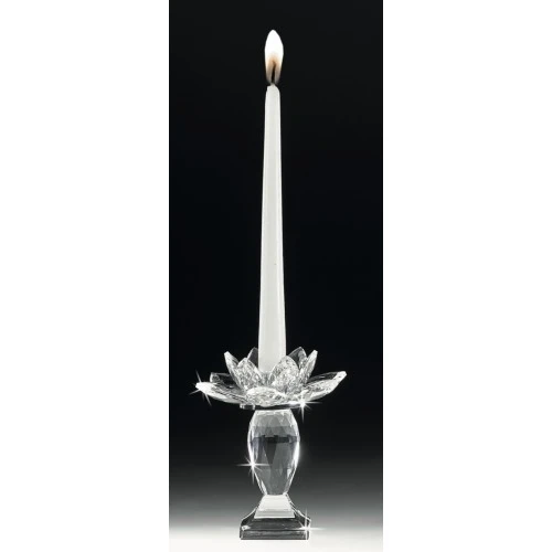 PORTACANDELA IN CRISTALLO NINFEA - RANOLDI