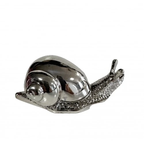 Chiocciola stilizzata rivestita in argento cm.11x5 - Offerta Bomboniere