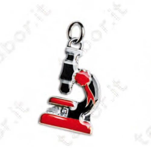 Ciondolo microscopio - Bomboniera laurea