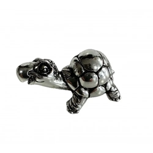 Tartaruga buffa rivestita in argento cm.5x4 - Offerta Bomboniere