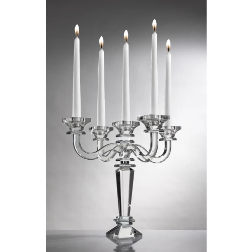 CANDELABRO 5 FIAMME IN CRISTALLO - RANOLDI 
