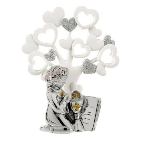 Albero bimba comunione argento