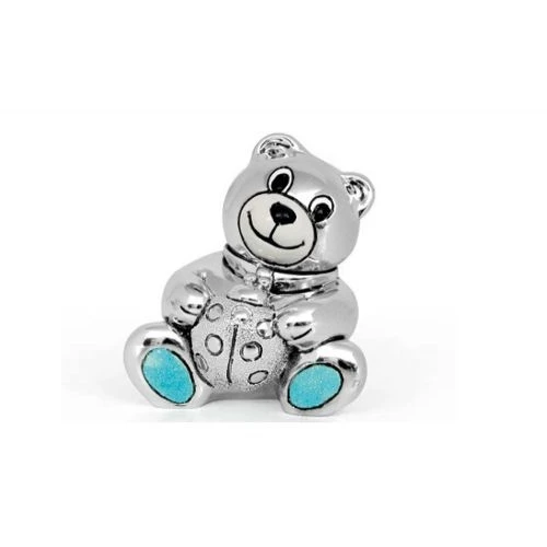 Bomboniera orsetto con coccinella battesimo nascita - Memory 2016