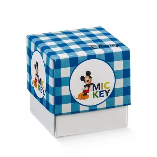 Scatolina portaconfetti Disney Mickey's Party Blu