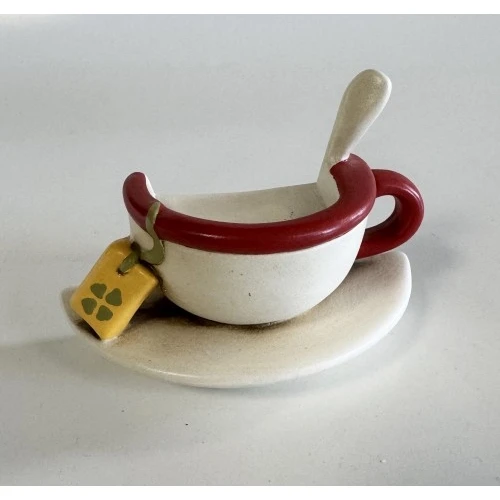 OGGETTO DA COLLEZIONE TAZZINA CAFFE' CERAMICA ORIGINALE EGAN CM.11x5