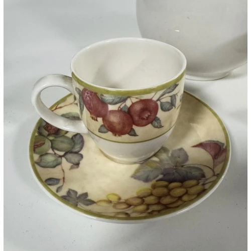 12 TAZZINE DA CAFFE IN CERAMICA TIFFANI