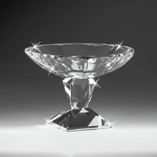 ALZATA CENTRO TAVOLA IN CRISTALLO - RANOLDI