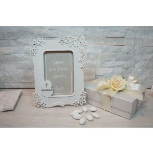 Cornice comunione con strass