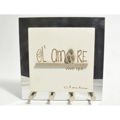 Quadro appendi chiavi scritta Amore- Collezione 2020