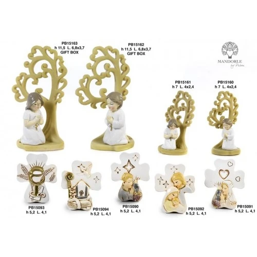 ALBERO BIMBA PREG. INGINOCCHIATA 7 CM. RESINA