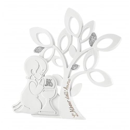 ALBERO BIMBO COMUNIONE 14X17 BIANCA
