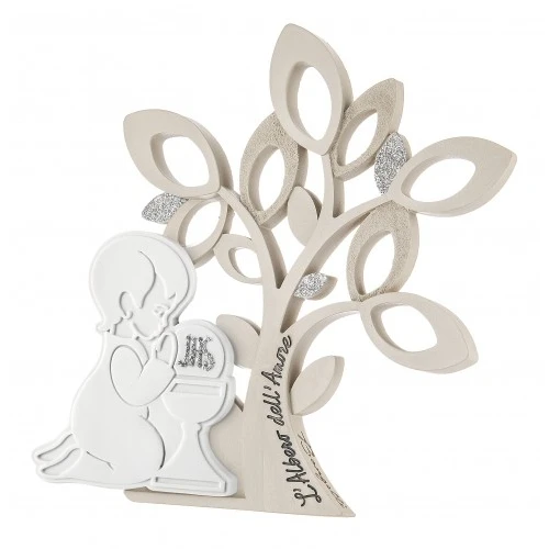 ALBERO BIMBO COMUNIONE 14X17 NOCCIOLA