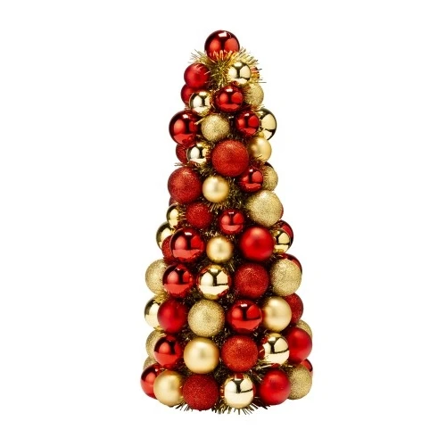 ALBERO PLASTICA RED DECORAZIONE NATALE