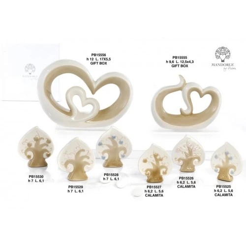 ALBERO STIL/FRUTTI ROSA 7 CM. PORCELLANA