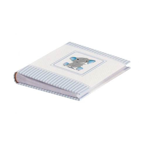 ALBUM 25X22 ELEFANTINO AZZURRO