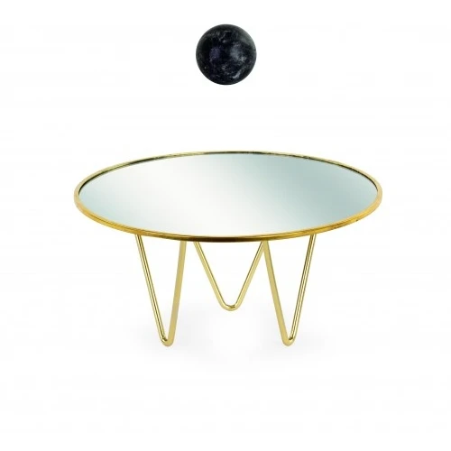 ALZATINA ORO CON SPECCHIO