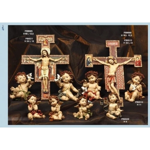 ANGELO SEDUTO 9 CM. RESINA