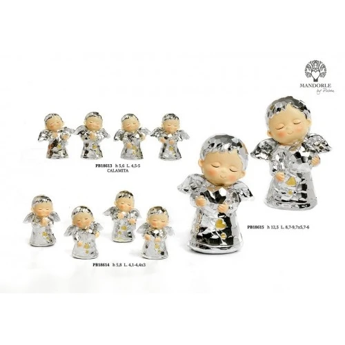 ANGELO SPIR. 12.5 CM. RESINA ARG.