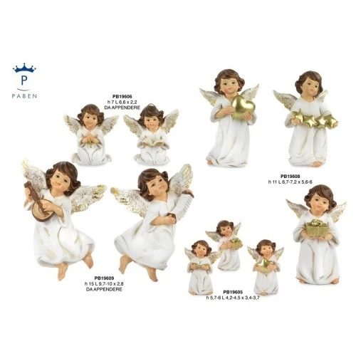 ANGELO STELLA - LIBRO - DONO 6 CM. RESINA ORO