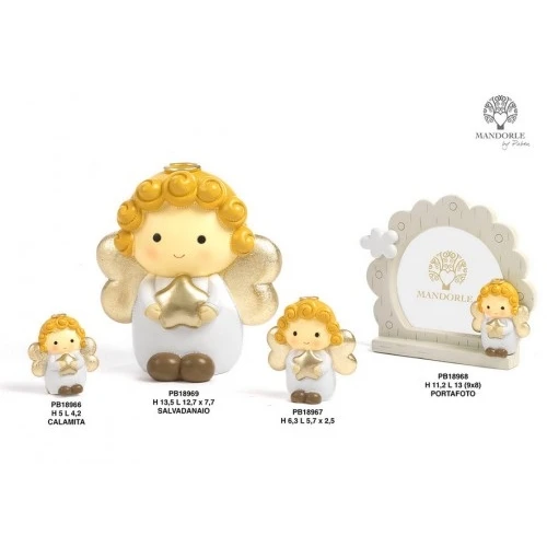ANGELO/STELLA ALI ORO 5 CM. RESINA CALAMITA