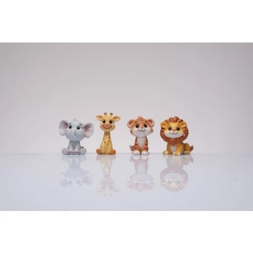 Bomboniere Solidali Cuorematto Animali della Giungla: Soggetti Assortiti da 6 cm