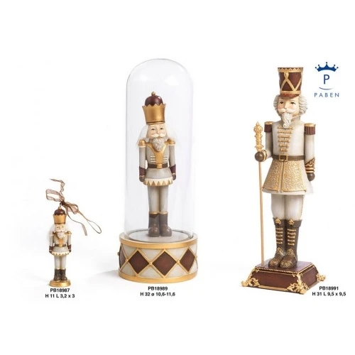 ANTICO GENERALE/FINTI CAPELLI 11 CM. RESINA 