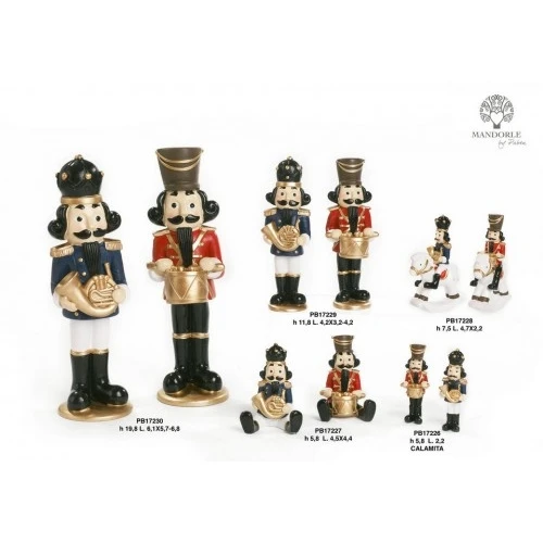 ANTICO SOLDATO 5.8 CM. RESINA-CALAMITA