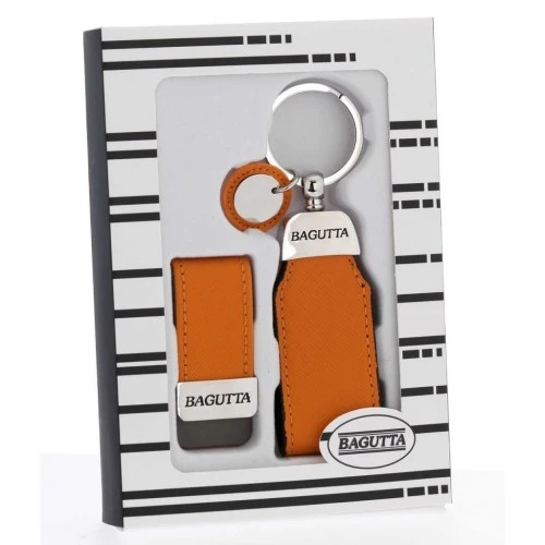 ASTUCCIO CON PORTACHIAVI E FERMASOLDI ARANCIO