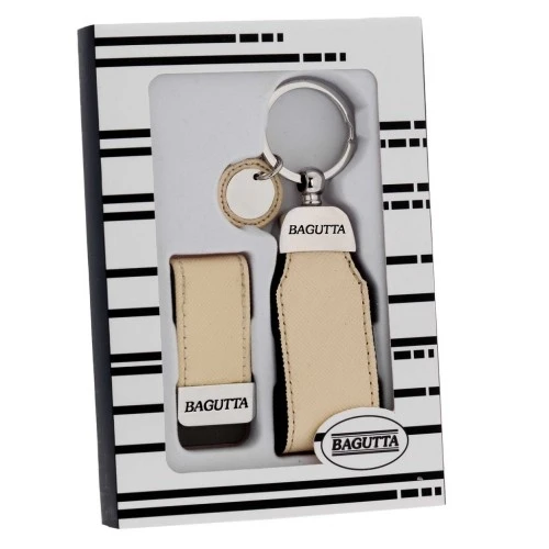 ASTUCCIO CON PORTACHIAVI E FERMASOLDI CREMA