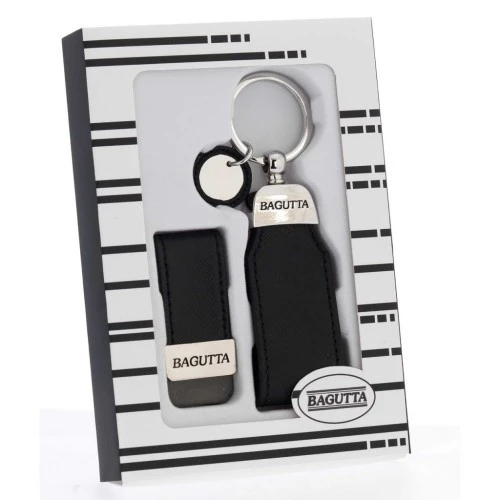 ASTUCCIO CON PORTACHIAVI E FERMASOLDI NERO