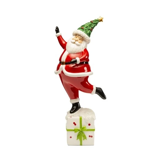 BABBO NATALE SU PACCO BIANCO