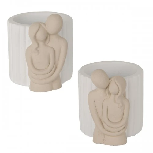 BOMBONIERA - BACIO PORTAPIANTE CM.9 H.7 