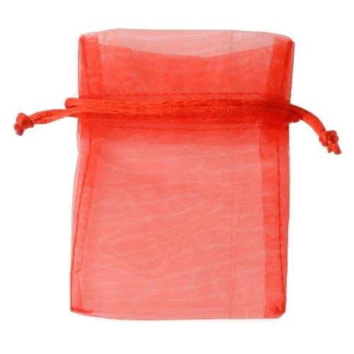 SACCHETTINO IN ORGANZA ROSSO 8 X 10 CM