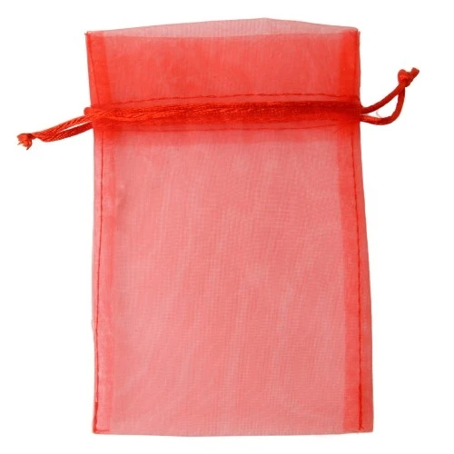 SACCHETTINO IN ORGANZA ROSSO 10 X 15 CM