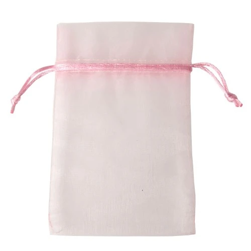 BAG SACCHETTINO IN ORGANZA ROSA 10 X 13 CM