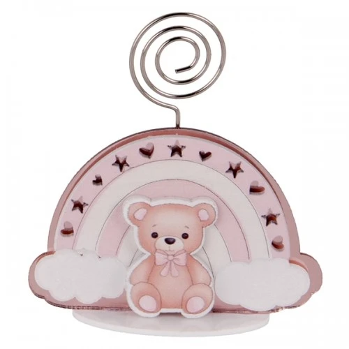 BALENO CLIP ORSO ROSA CM.7 