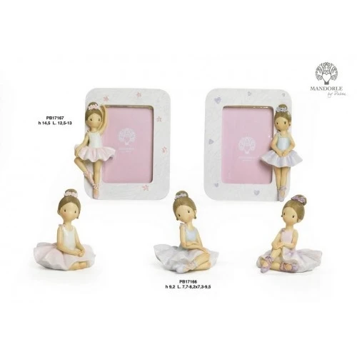 BALLERINA SEDUTA 9.2 CM. RESINA