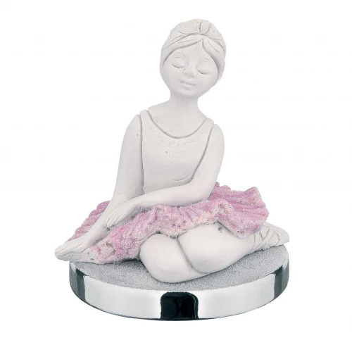 BALLERINA SEDUTA BIANCA H6 BASE