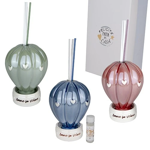 BOMBONIERA BALLOON DIFFUSORE CM.8 H.11 CON BOX