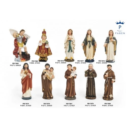 BAMBINO GESU' DI PRAGA 8.6 CM. RESINA