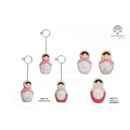 CALAMITA BAMBOLINA 6.5 CM. RESINA