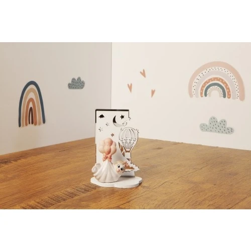 BEBE' GIRL SU SUPPORTO MONGOLFIERA