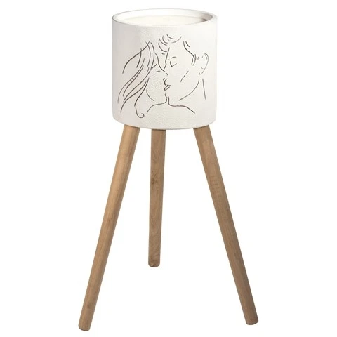 BESO CANDELA CON PIEDE CM.34(DM23)H.60 